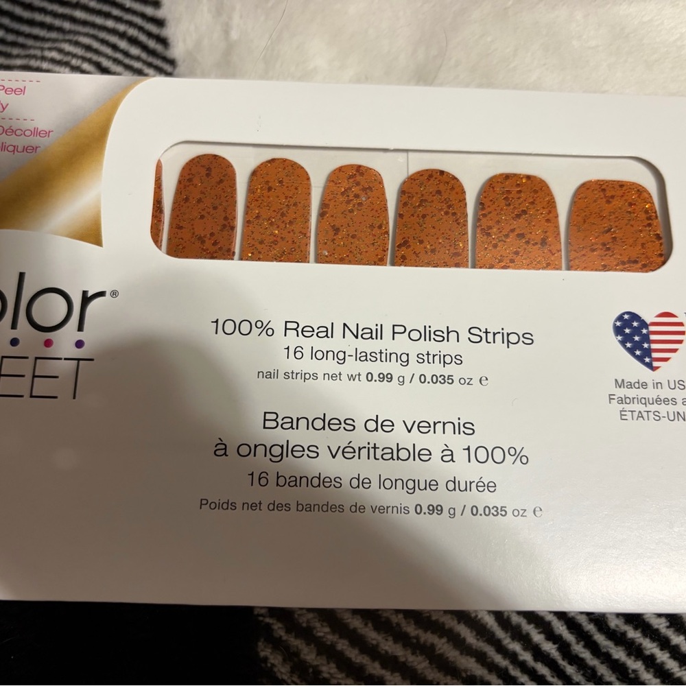 Color Street Terracotta Nail Strips PUMPKIN SPICE